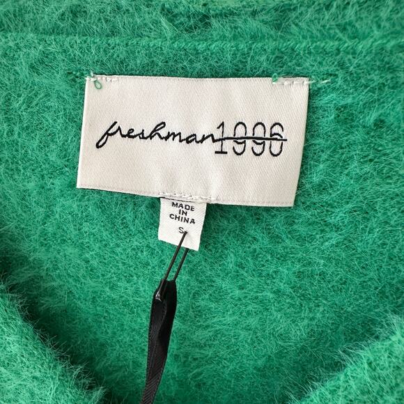 FRESHMAN 1996 | Women's Kelly Green Cardigan Tank Skirt 3 Pc Set NEW 90s Y2K S - Picture 4 of 8